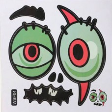 Halloween face sticker - 04
