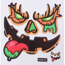 Halloween face sticker - 23