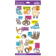 Everyday stickers - sarcastic animals