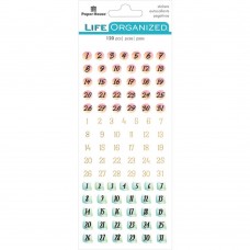 Life Organized Functional stickers - numbers