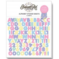 Alfabet stickers - Springtime