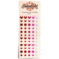 Puffy stickers - Valentine rood