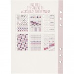 Stickerboek voor planners paars