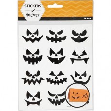 Fancy stickers Halloween gezichten