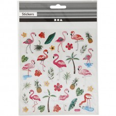 Fancy stickers flamingo