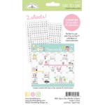 Day to day calendar number stickers
