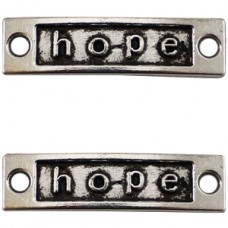 Metalen tussenzetsel 'Hope'