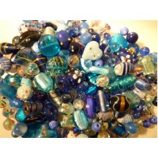 Glasmix blauw