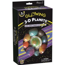 Glow in the dark - 3D planets