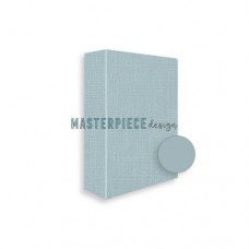 Memory planner album - turquoise linen