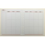 Memory planner weekly inserts 6x8 - Pink