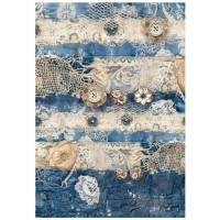 Rijstpapier Urban denim 02