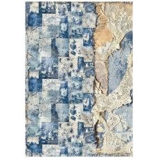 Rijstpapier Urban denim 04