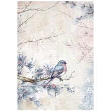 Rijstpapier A4 Dewdrops - bird