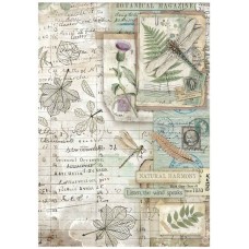 Rijstpapier A4 Herbarium silvae - botanic