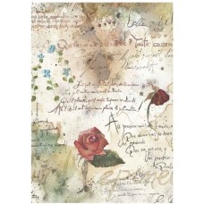 Rijstpapier A4 Flowers and Poems - Pattern Rijstpapier A4 Flowers and Poems - Pattern