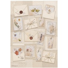 Rijstpapier A4 Flowers and Poems - Letters Rijstpapier A4 Flowers and Poems - Letters