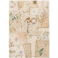 Rijstpapier A4 Flowers and Poems - Botanic sheets