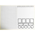 Planner papierset black and white