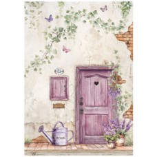 Rijstpapier A4 Lavender door