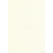 A4 papier wit met gele stippen