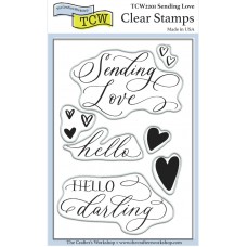 Clearstamp Sending love