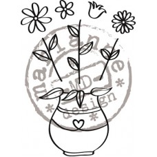 Clearstamp Bloemen voor filigraan