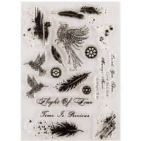Clearstamp Wings of time