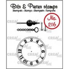 Clearstamp Bits & Pieces Clock, chain and pendulum