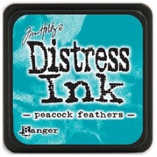 Distress inkpad Peacock Feathers mini