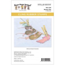 Clingstamp house mouse - Breezy day