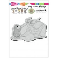 Clingstamp house mouse - Sleepy Surprise