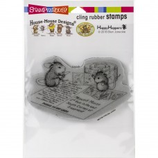 Clingstamp house mouse - Postcard Mice
