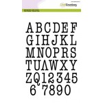 Clearstamp A5 Alphabet Typewriter - uppercase