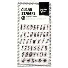 Clearstamp Alphabet funky