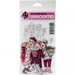 Clingstamp girlfriends - Latte Love