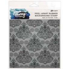 Clingstamp Folk art florals