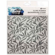 Clingstamp Dotted leaves