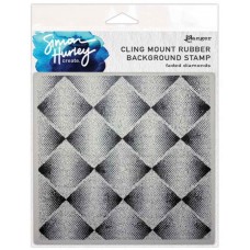 Clingstamp Faded diamonds