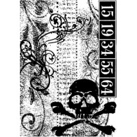 Clingstamp Skull Clingstamp Skull