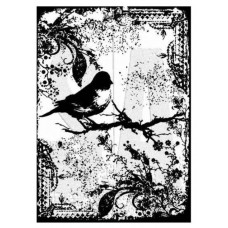 Clingstamp Tattered Sparrow Clingstamp Tattered Sparrow