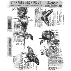 Clingstamp Botanic collage